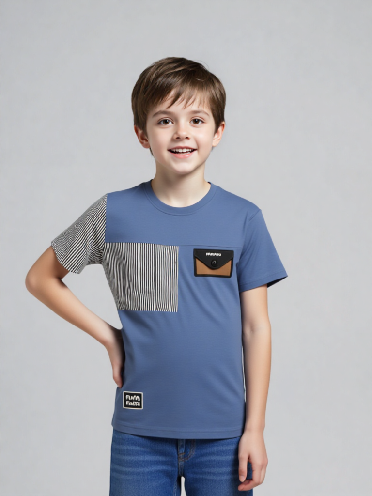 blue linning t shirt (imported) blue linning t shirt (imported)