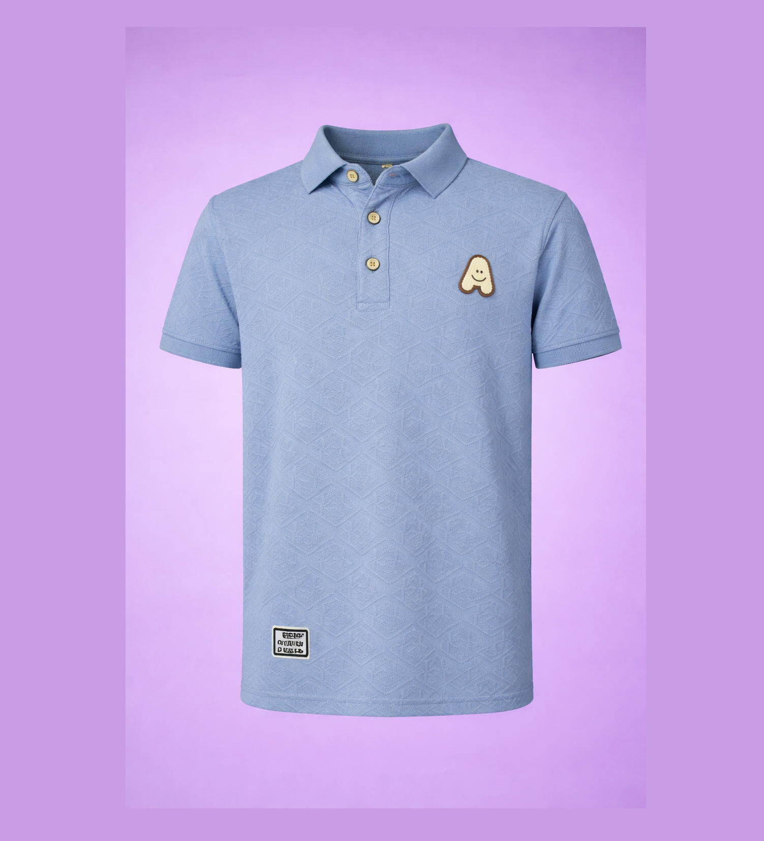 light blue texture polo light blue texture polo