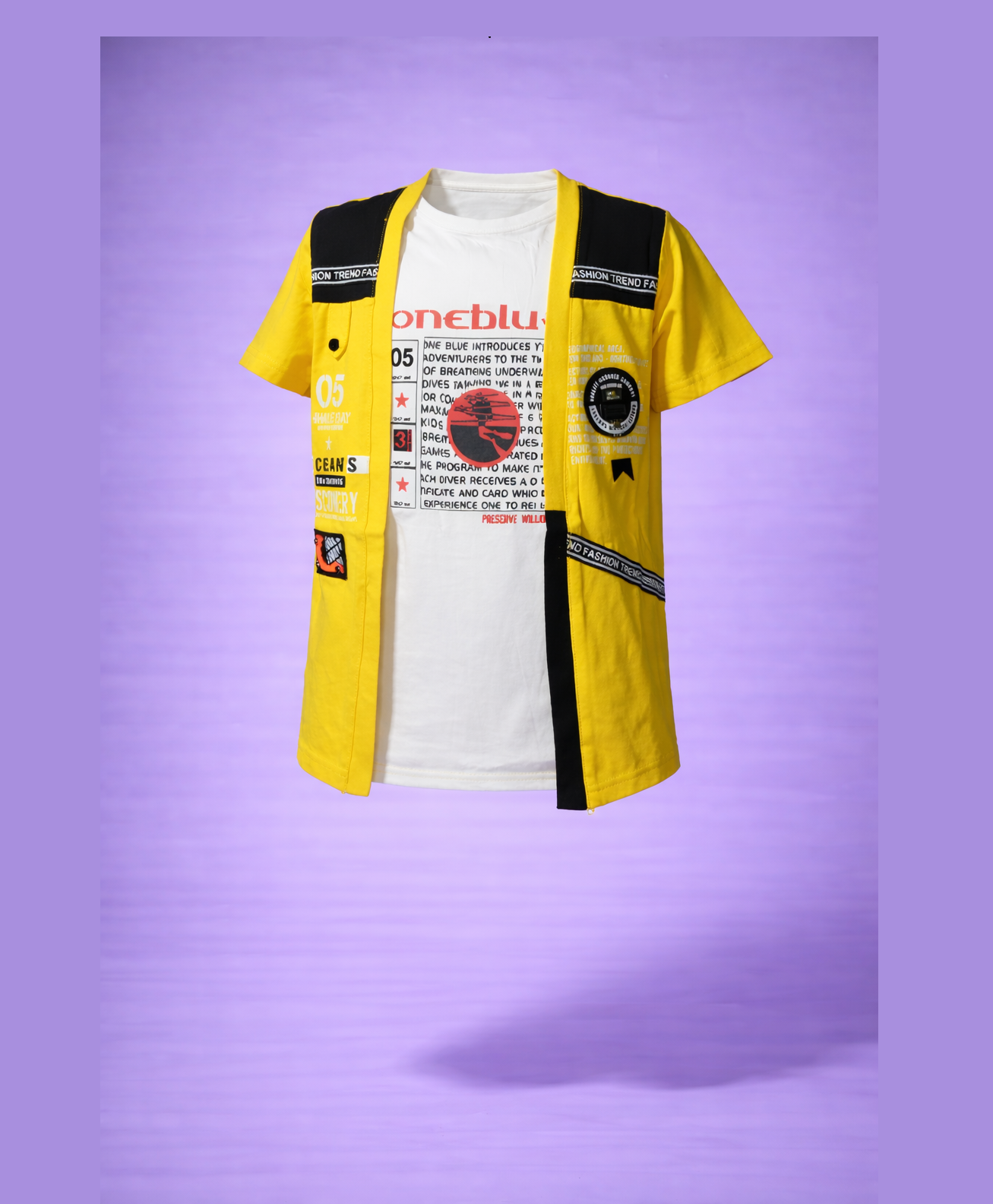 yellow stylish double layered shirt (imported) yellow stylish double layered shirt (imported)