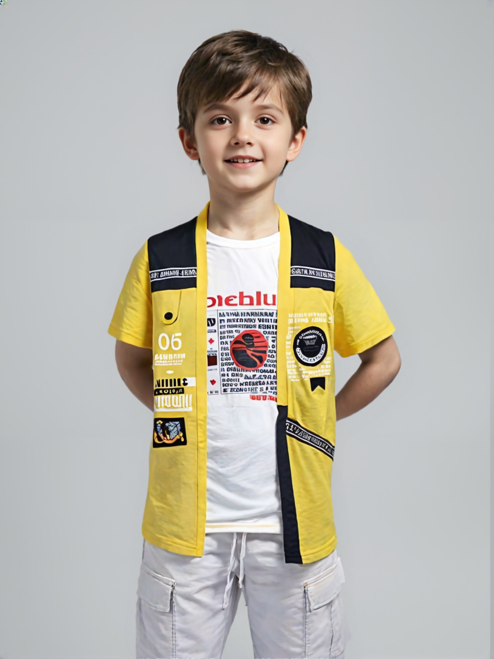 yellow stylish double layered shirt (imported) yellow stylish double layered shirt (imported)