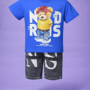 blue & jeans short set (imported)