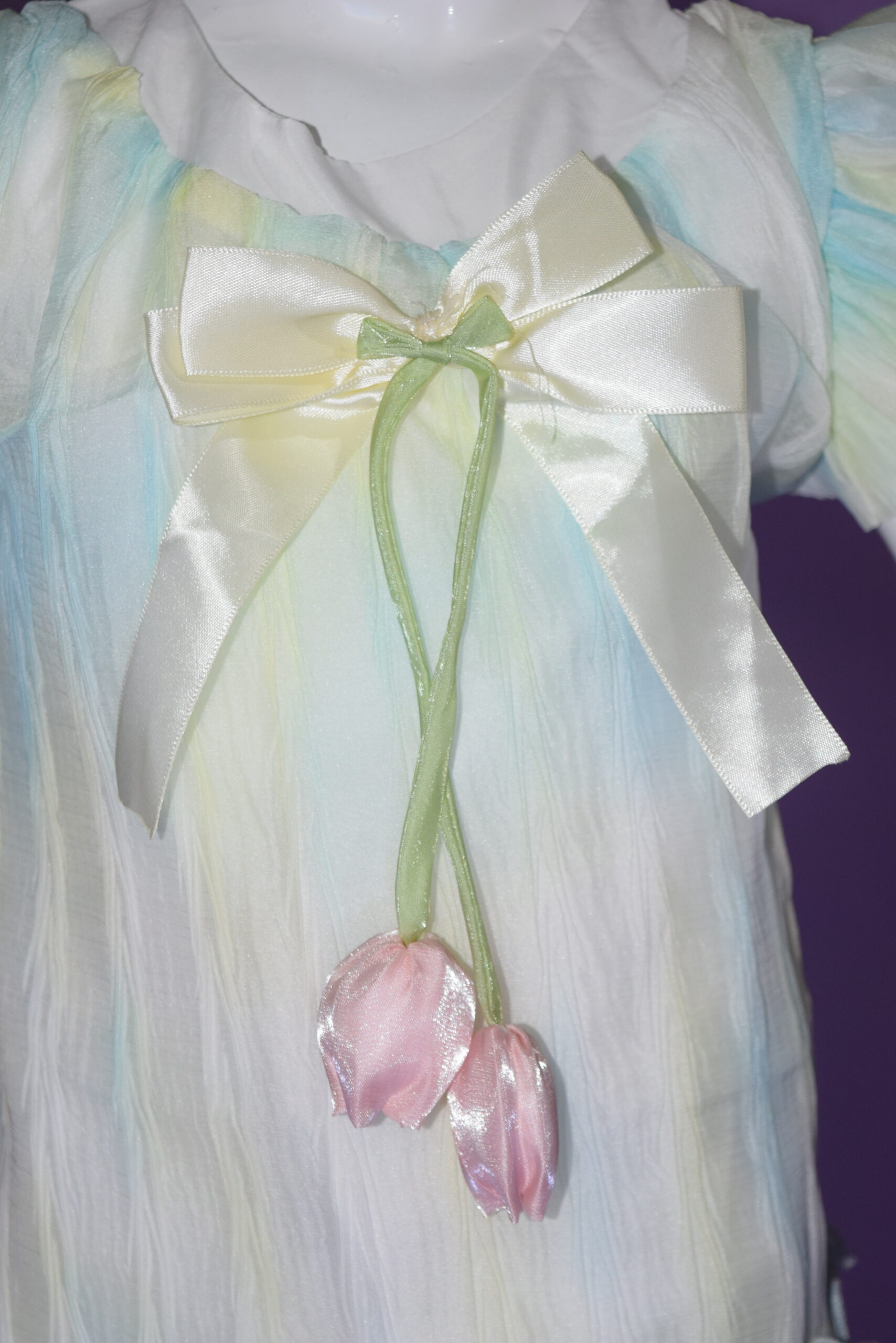 green & yellow frock green & yellow frock