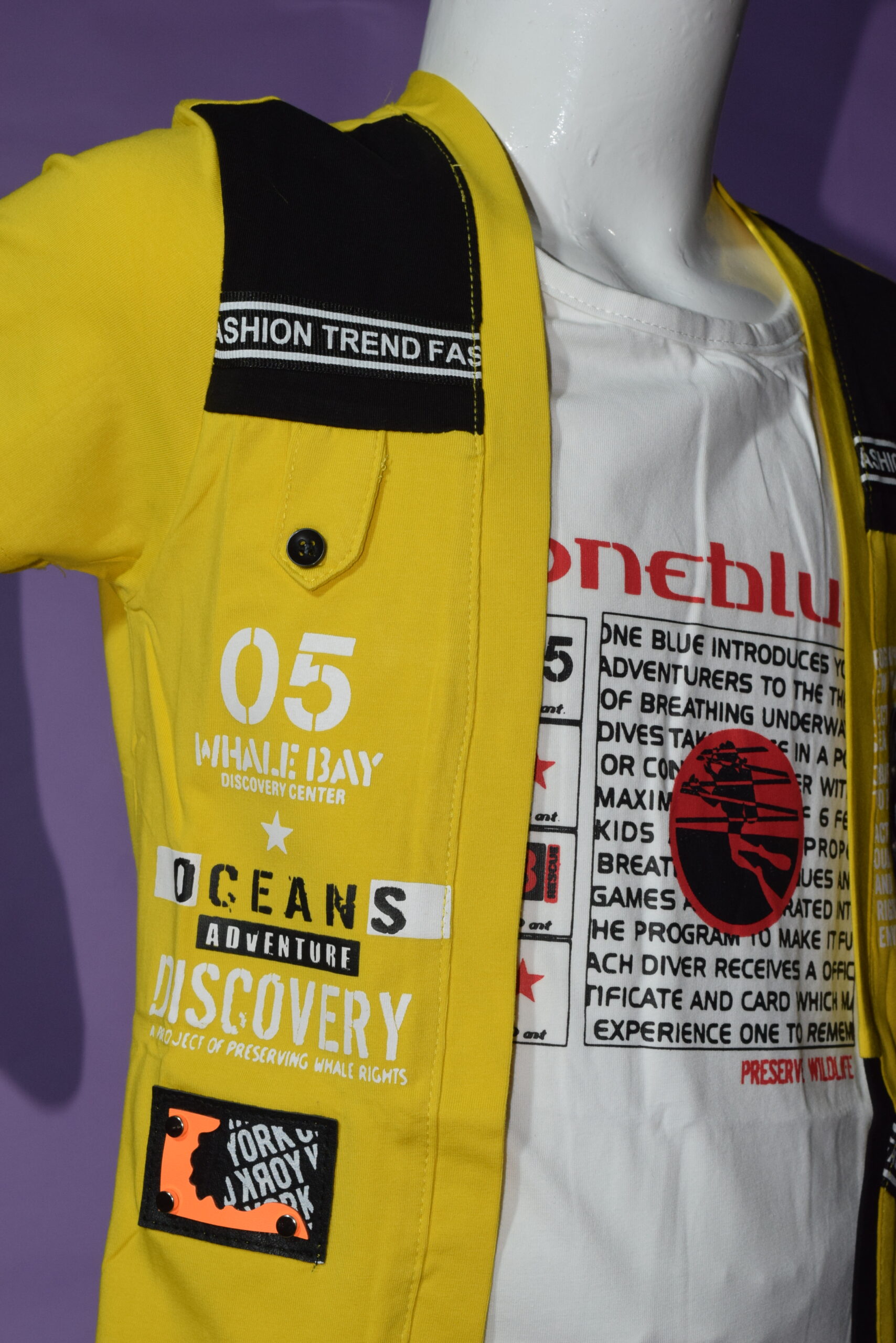 yellow stylish double layered shirt (imported) yellow stylish double layered shirt (imported)