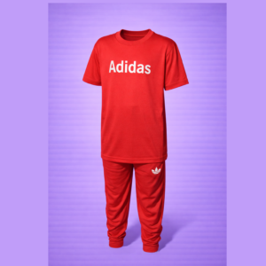 red track suit (addidas)