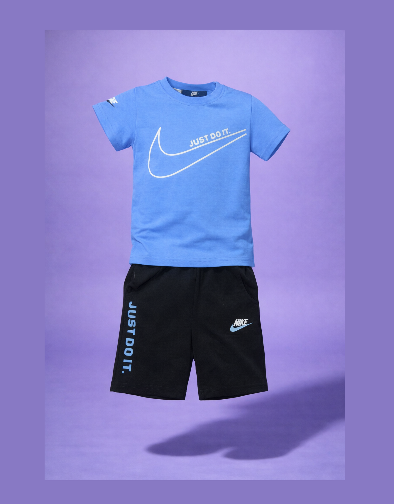 blue & black short set (nike) (imported) blue & black short set (nike) (imported)
