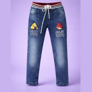 mini blue denim jeans (angry bird)