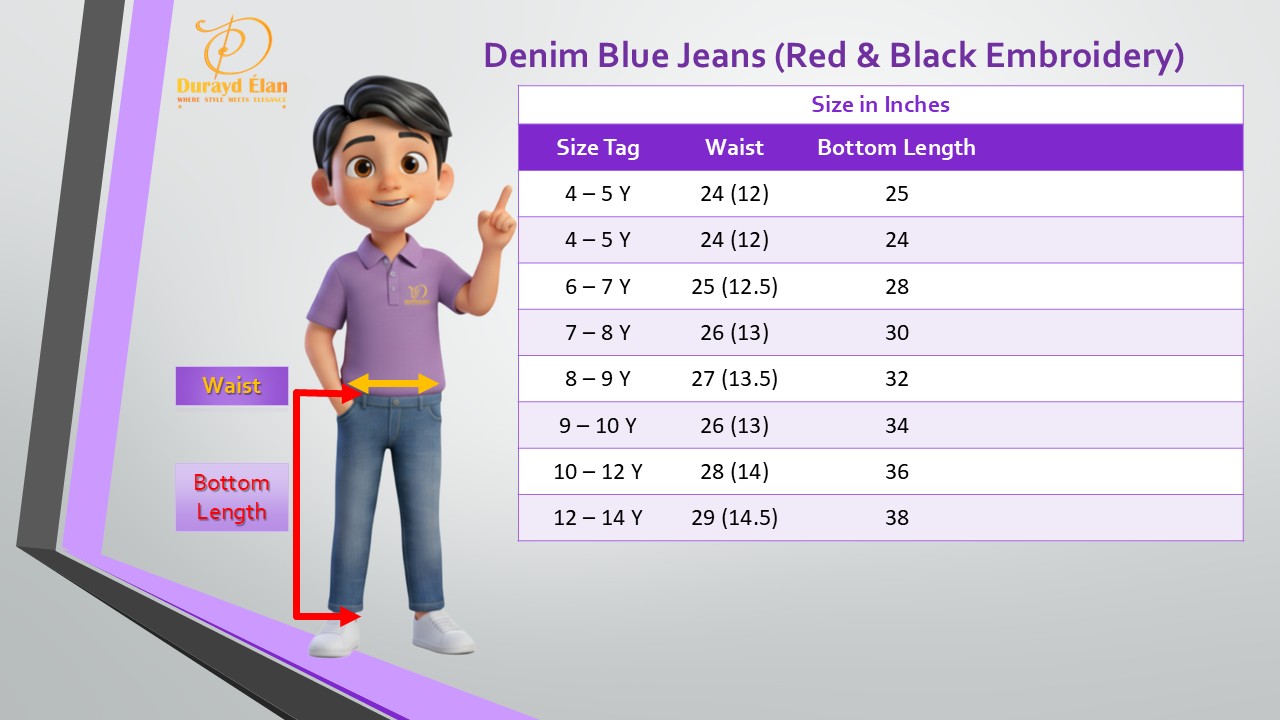 denim grey jeans (red & black embroidery) denim grey jeans (red & black embroidery)