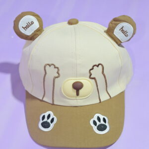 skin & brown kids cartoon cap (imported)