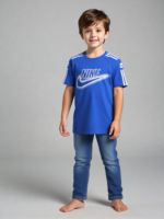 Blue Nike T-Shirt (Imported) - Image 5