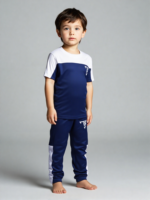 Blue and White Track Suit