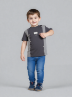 Grey Linning T-Shirt (Imported) - Image 5