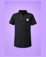 Black Textured Polo (Imported) - Image 2