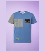 Blue Linning T-Shirt (Imported) - Image 2