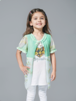 Light Green Shrug with White Top (Imported) - Image 4