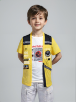 Yellow Stylish Double Layered Shirt (Imported) - Image 6