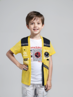 Yellow Stylish Double Layered Shirt (Imported)