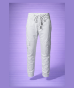 Six Pocket Cargo Pants (White) (Export Quality)