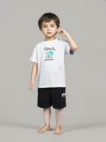 White & Black Short Set - Northface (Imported) - Image 4