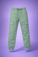 Six Pocket Cargo Pants (Sage Green) - Image 3
