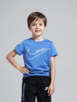 Blue & Black Short Set (Nike) (Imported) - Image 4