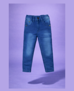 Denim Mini Plain Blue Jeans