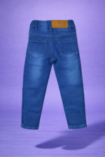 Denim Mini Plain Blue Jeans - Image 2