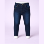 Denim Mini Plain Dark Blue Jeans