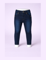Denim Mini Plain Dark Blue Jeans