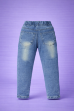 Denim Grey Jeans (Red & Black Embroidery) - Image 2