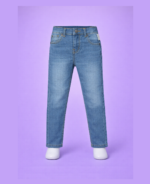 Blue Plain Denim Jeans (Export Quality)