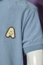Light Blue Texture Polo (Imported) - Image 6
