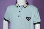Sky Blue Textured Polo (Imported) - Image 4