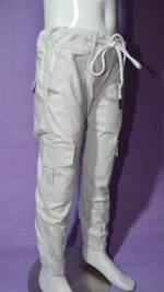 Six Pocket Cargo Pants (White) (Export Quality) - Image 4