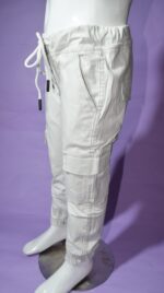 Six Pocket Cargo Pants (White) (Export Quality) - Image 5