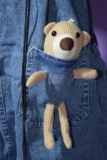 Pink with Jeans Romper with Bear (Perfect) (Imported) - Image 7