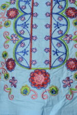 Blue Embroidered Frock (Imported) - Image 6