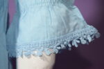 Blue Embroidered Frock (Imported) - Image 7