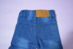 Denim Mini Plain Blue Jeans - Image 4