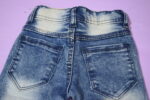 Denim Mini Plain Blue Faded Jeans - Image 3