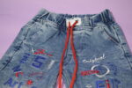 Denim Grey Jeans (Red & Black Embroidery) - Image 5