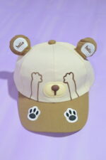 Skin & Brown Kids Cartoon Cap (Imported) - Image 3