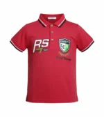 Boys Red Polo (Imported) - Image 2