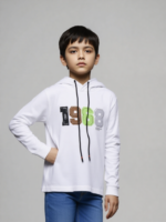 White Hodded T-Shirt (Imported) - Image 5