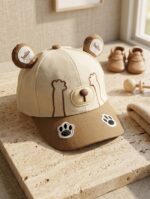 Skin & Brown Kids Cartoon Cap (Imported)
