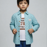 Light Blue Double Layer Casual Shirt (Imported)