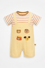 Beige Lining Dungaree (Premium Cotton) - Imported - Image 2