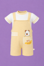 Skin & White Bear Romper Set – Premium Cotton (Imported) - Image 2