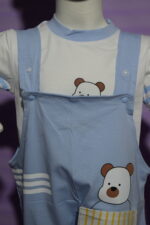 Blue and White Dungaree - Premium Cottom (Imported) - Image 3