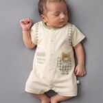 Green Romper Set (Premium Cotton) - Imported