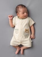 Green Romper Set (Premium Cotton) - Imported